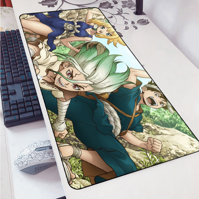 Senku, Kohaku & Chrome Mouse Pad