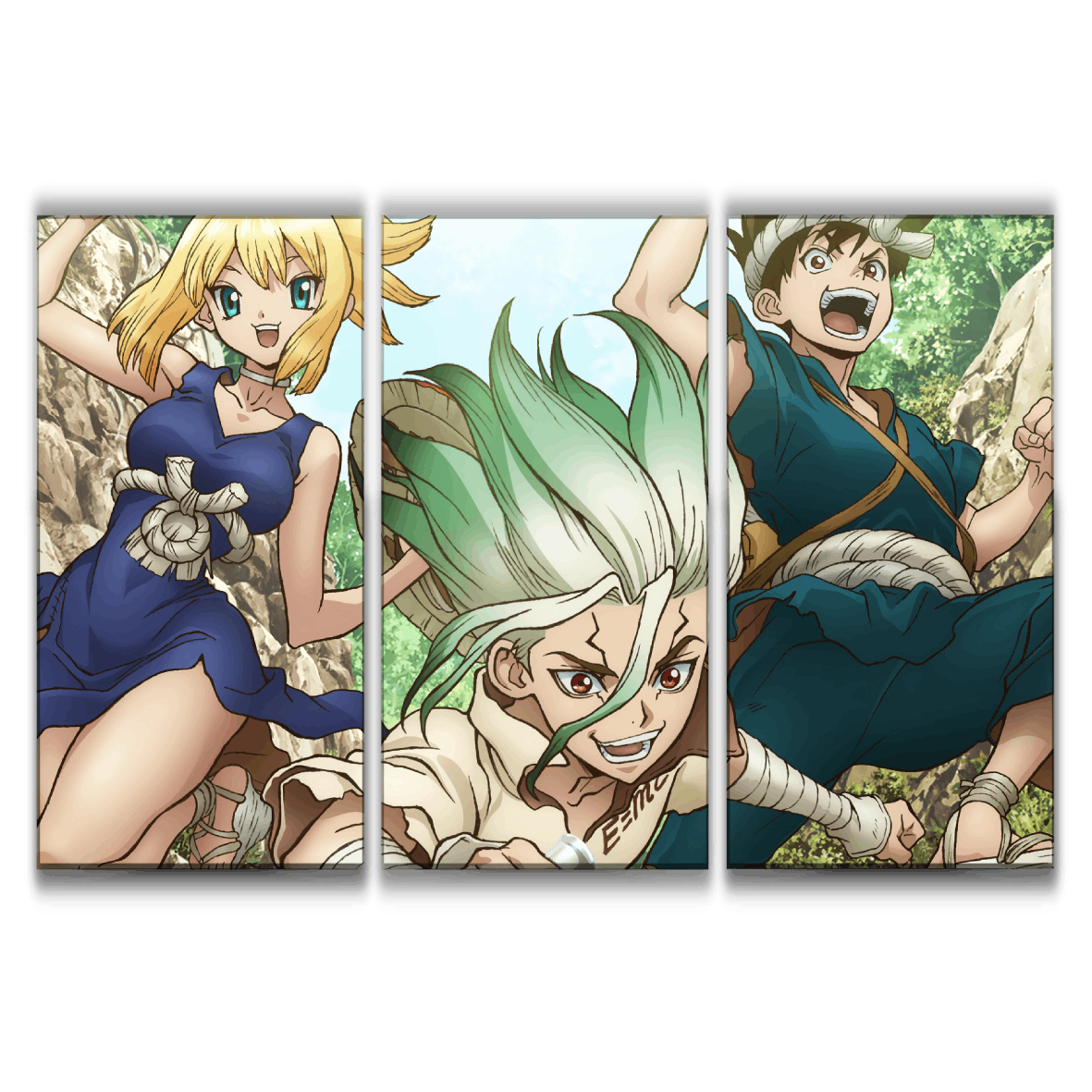 Senku, Kohaku & Chrome Poster
