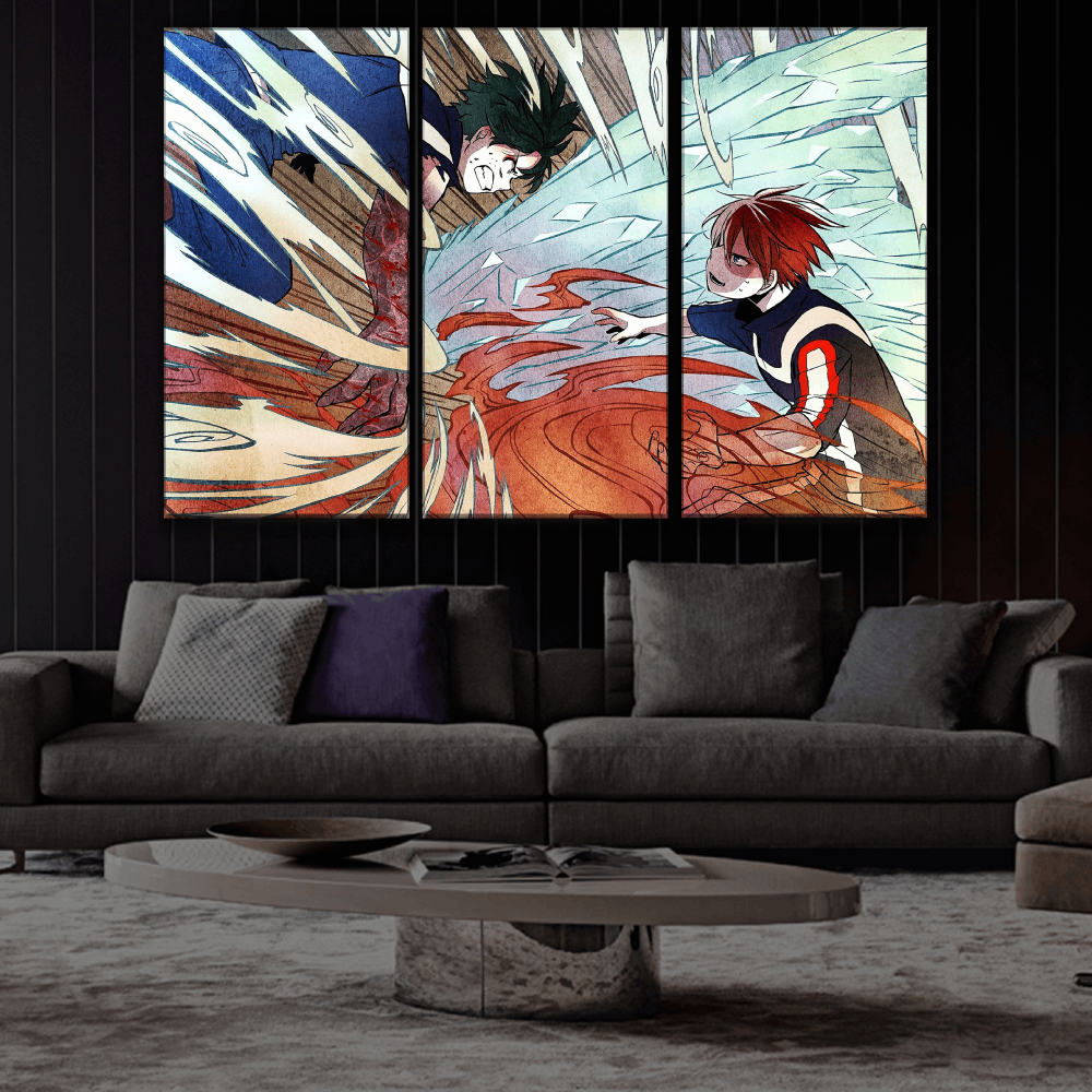 Shoto vs Deku Buy Wall Poster