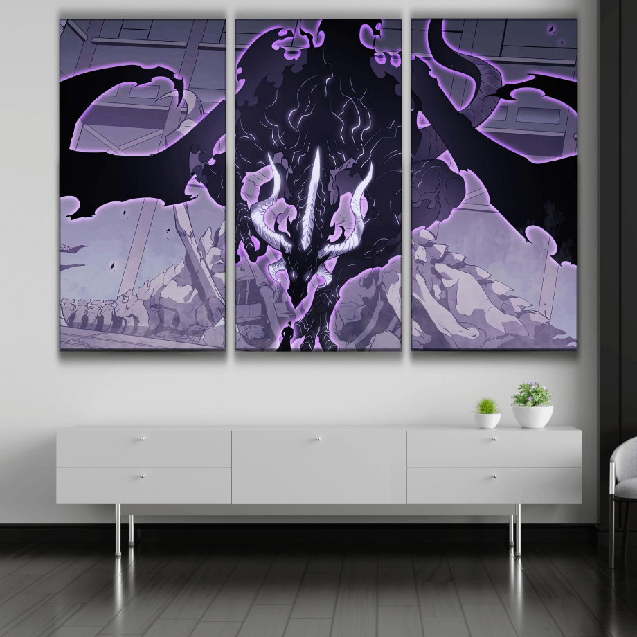 Solo Leveling Dragon Shadow Poster