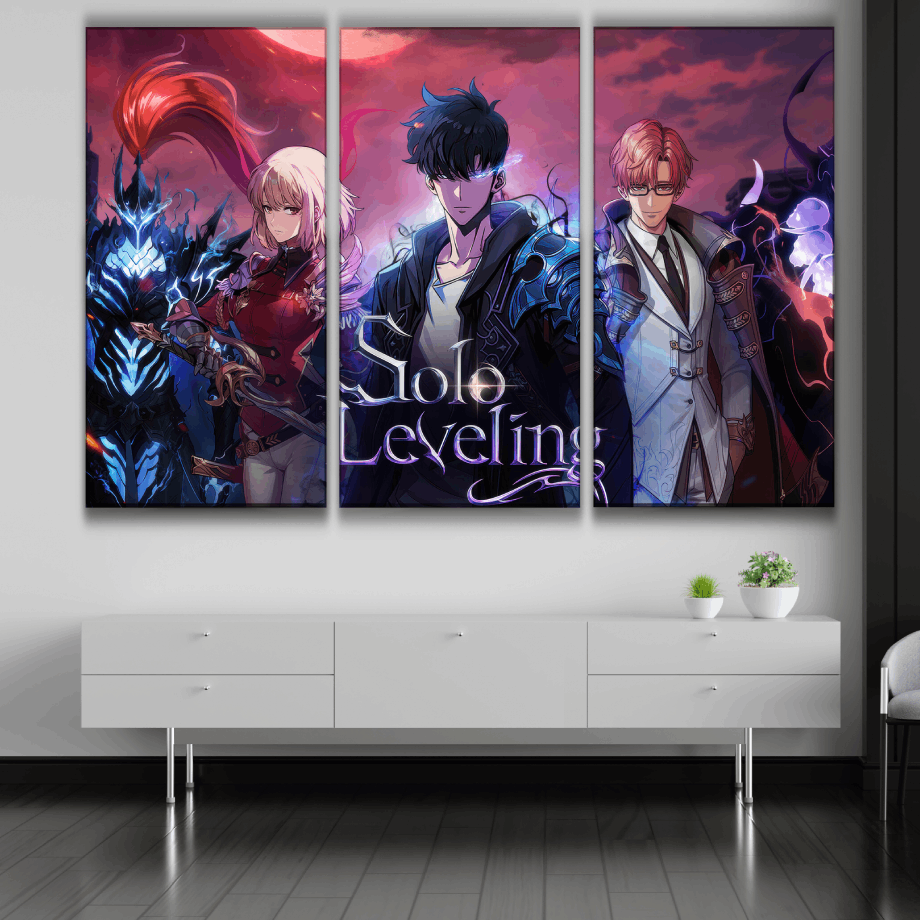 Solo Leveling Themed Poster