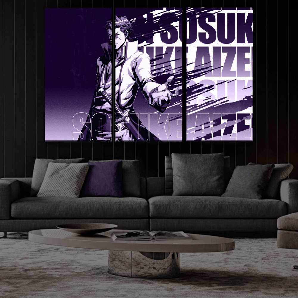 Sousuke Aizen Art Style Poster