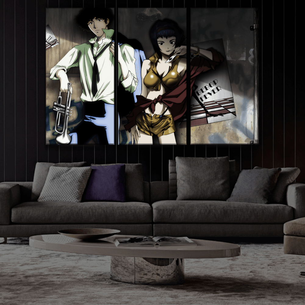 Spike Spiegel & Faye Valentine Poster