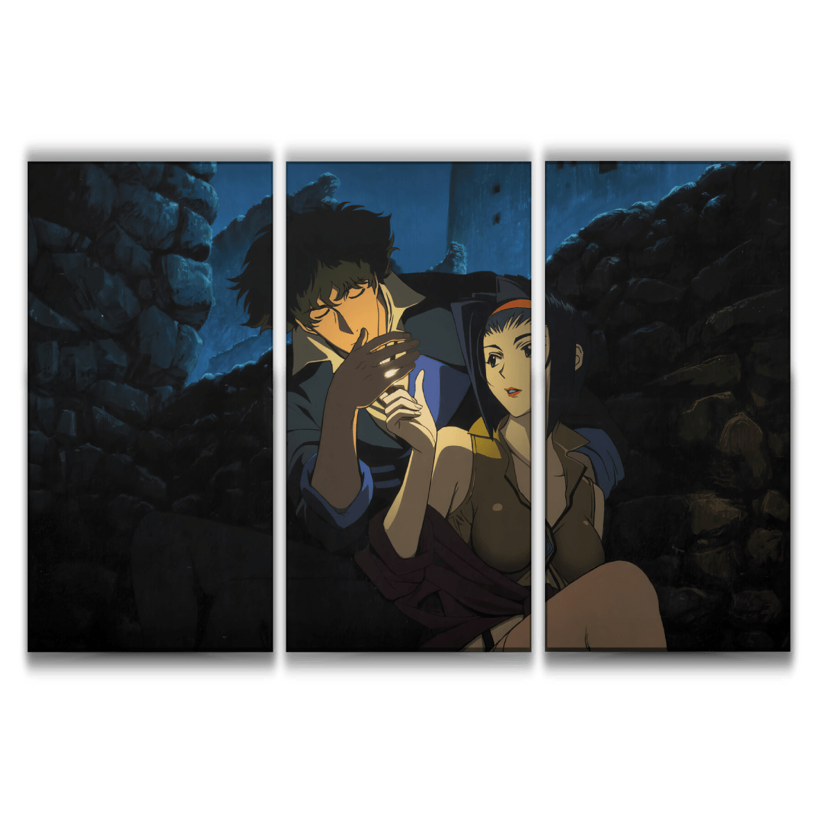 Spike & Faye Anime Poster