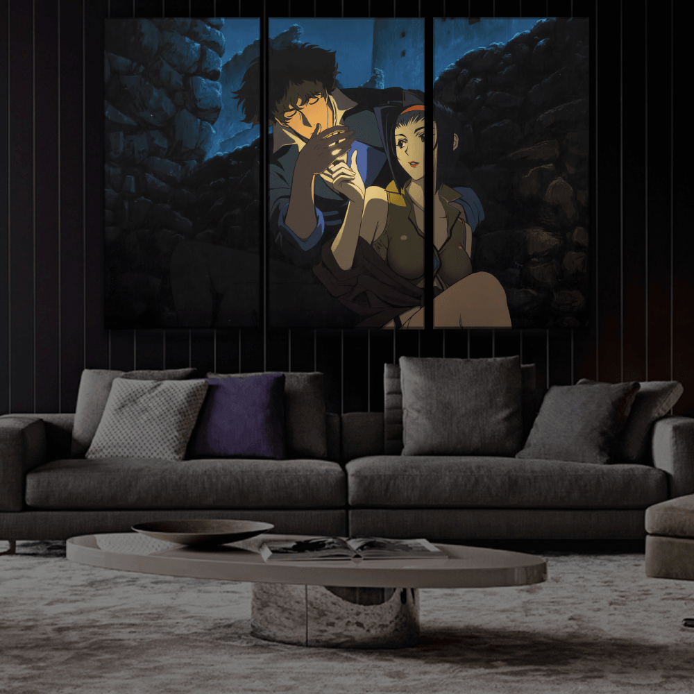 Spike & Faye Anime Poster