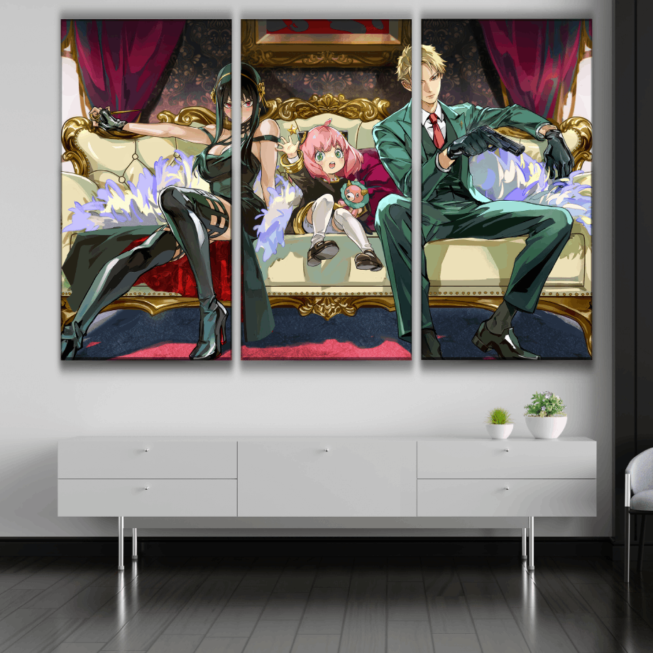 Spy x Family Art Style Poster