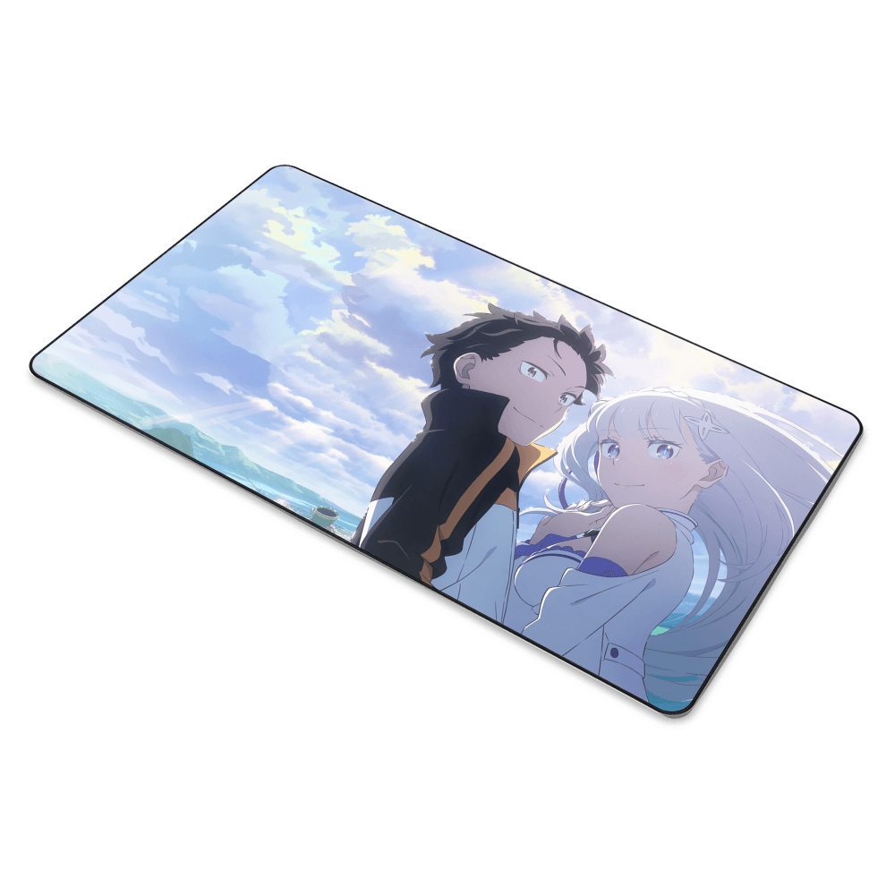 Subaru Natsuki & Emilia Mouse Pad