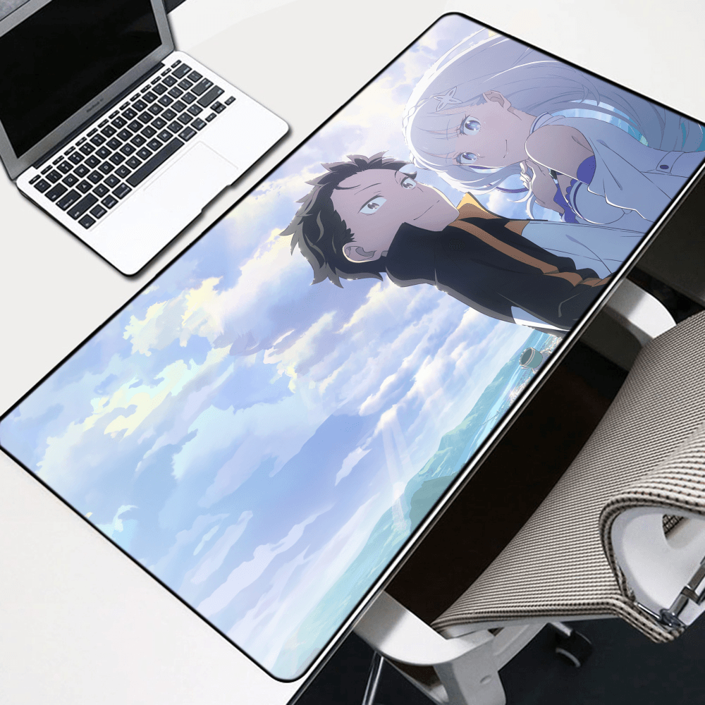 Subaru Natsuki & Emilia Mouse Pad