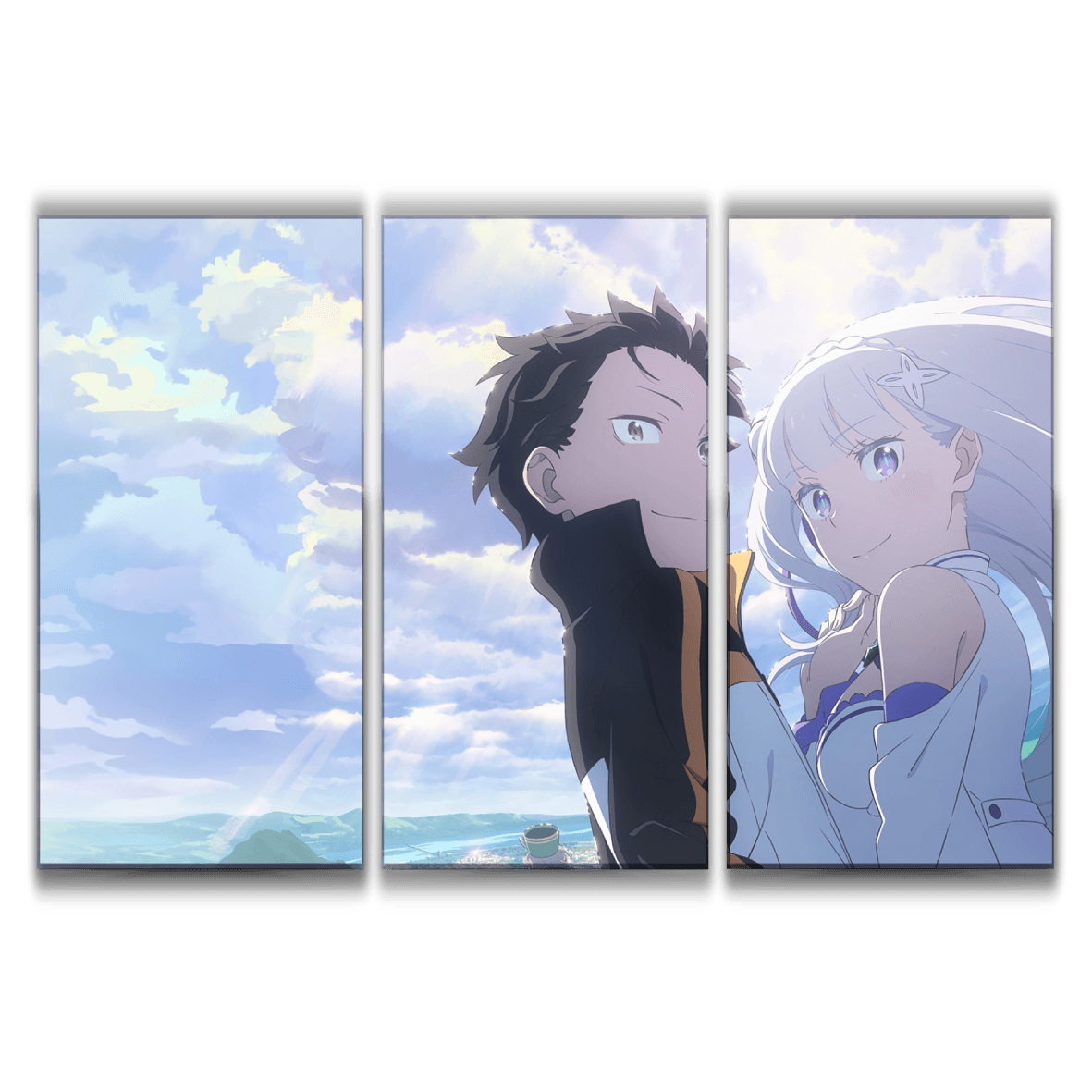 Subaru Natsuki & Emilia Poster