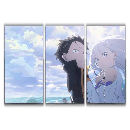 Subaru Natsuki & Emilia Poster