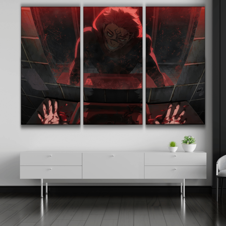 Sukuna Anime Art Poster