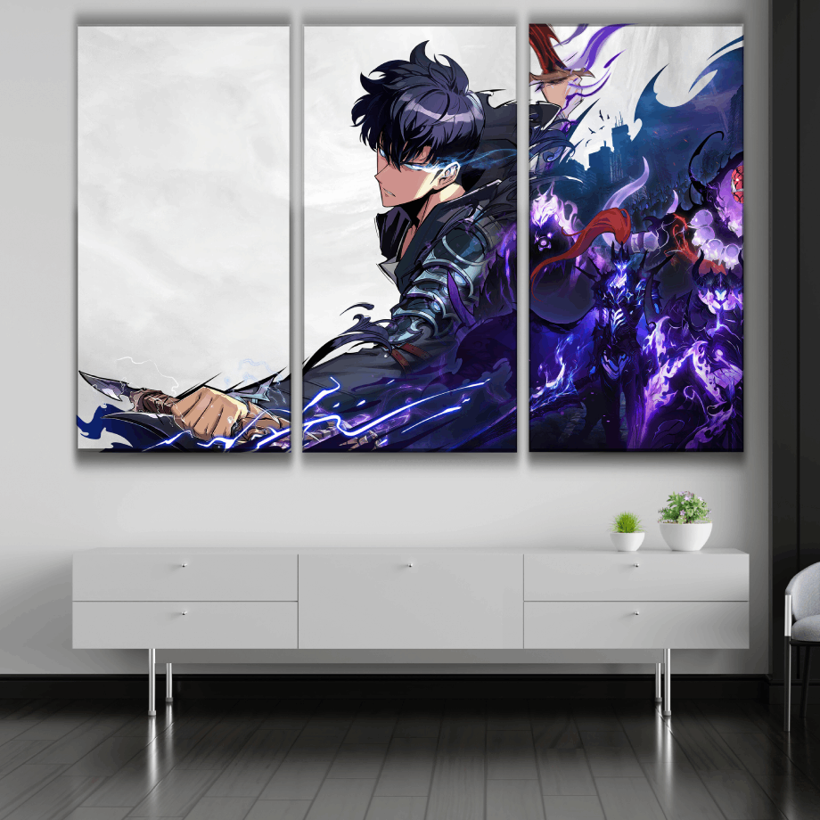 Sung Jin-woo Art Style Poster