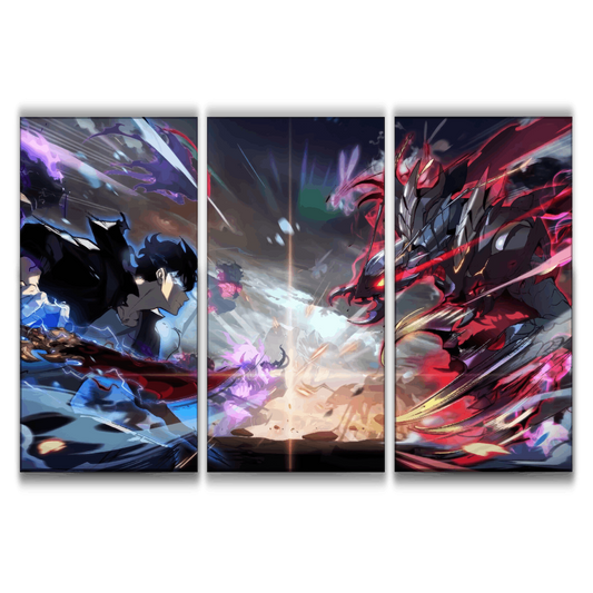 Sung Jin-woo vs Beru Poster