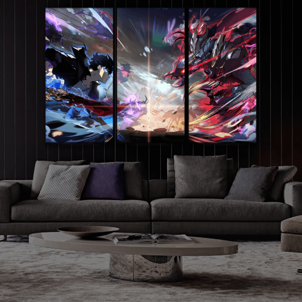 Sung Jin-woo vs Beru Poster