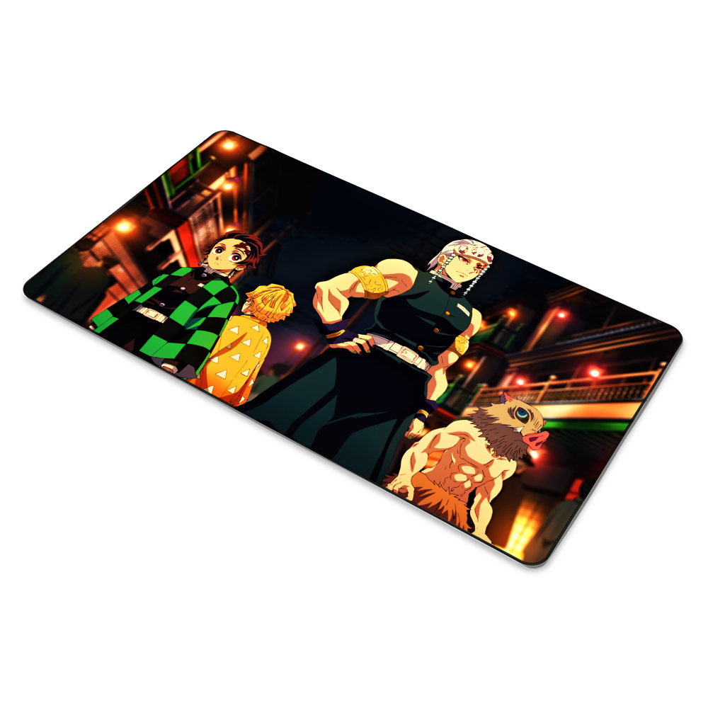 Tanjiro, Zenitsu, Inosuke and Tengen Mouse Pad