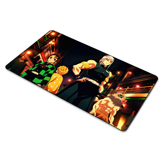 Tanjiro, Zenitsu, Inosuke and Tengen Mouse Pad