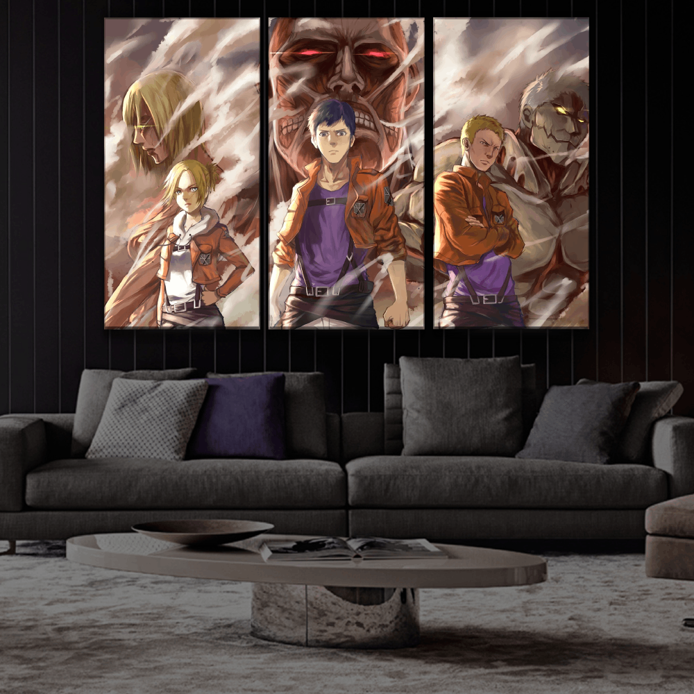 Warriors Attack on Titan Buy Wall Poster