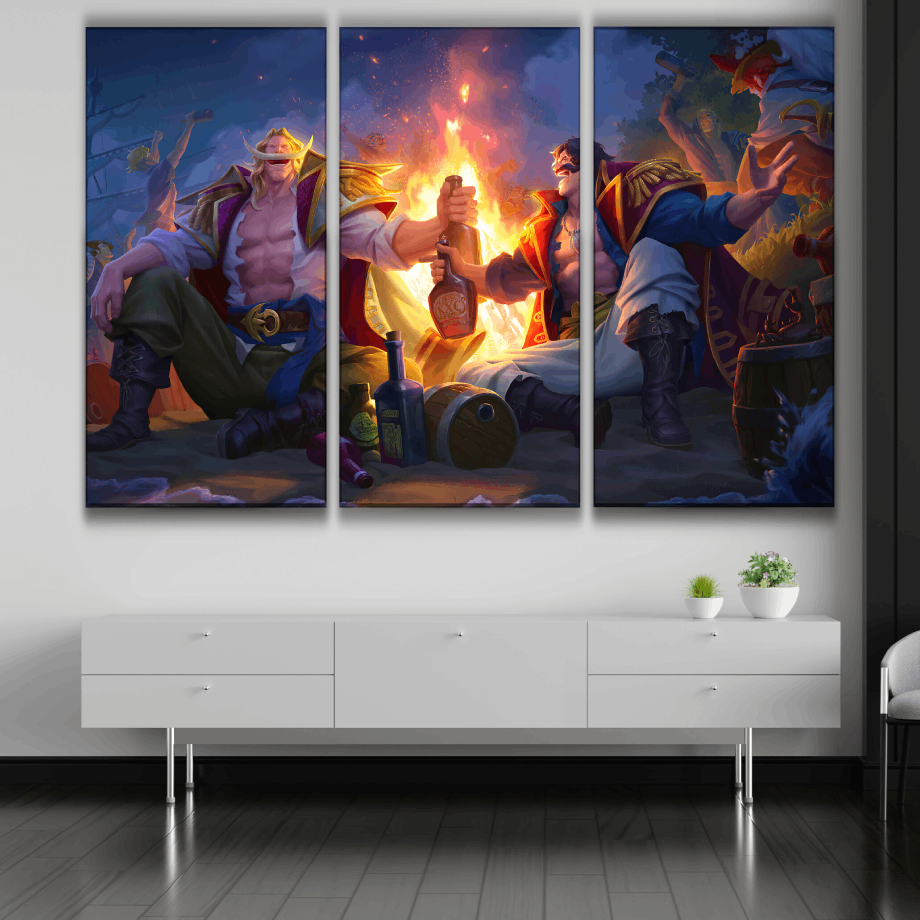Whitebeard and Gol D. Roger Poster