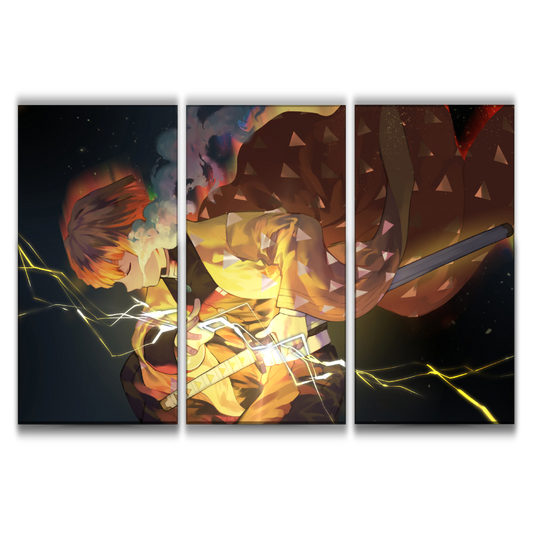 Zenitsu Agatsuma Anime Poster