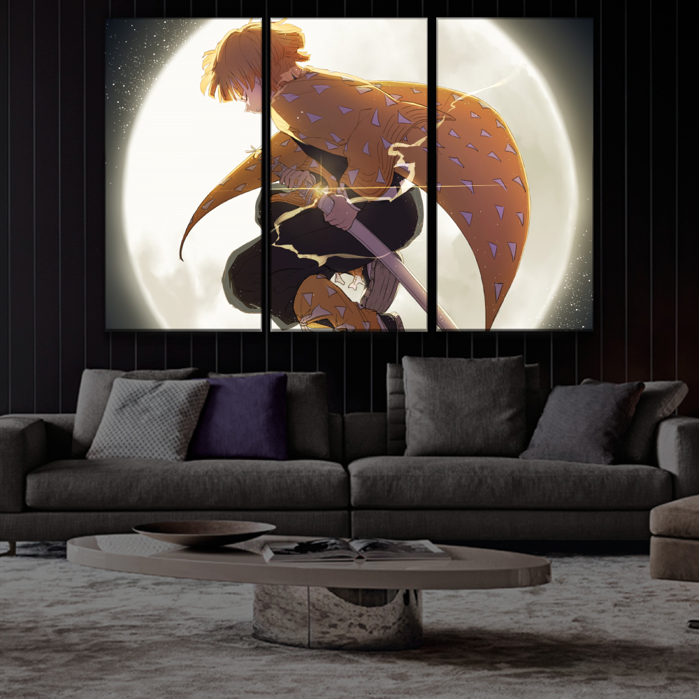 Zenitsu Agatsuma Wall Poster