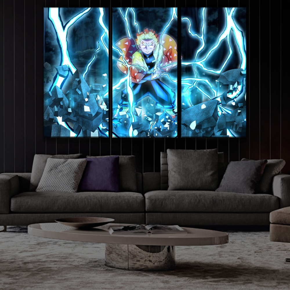 Zenitsu Agatsuma Canvas Poster