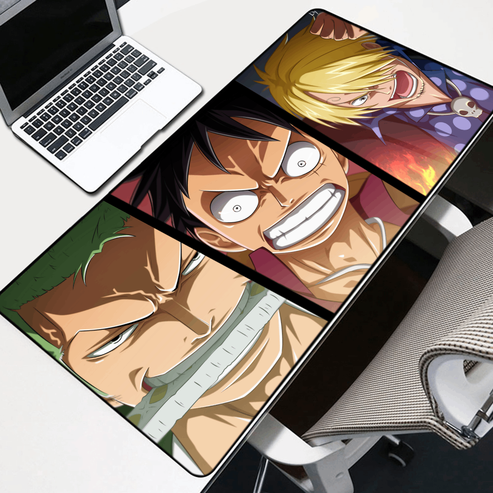 Zoro, Luffy, and Sanji Mouse Pad