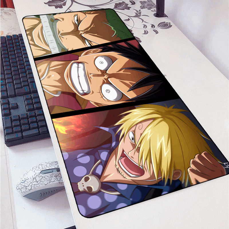 Zoro, Luffy, and Sanji Mouse Pad