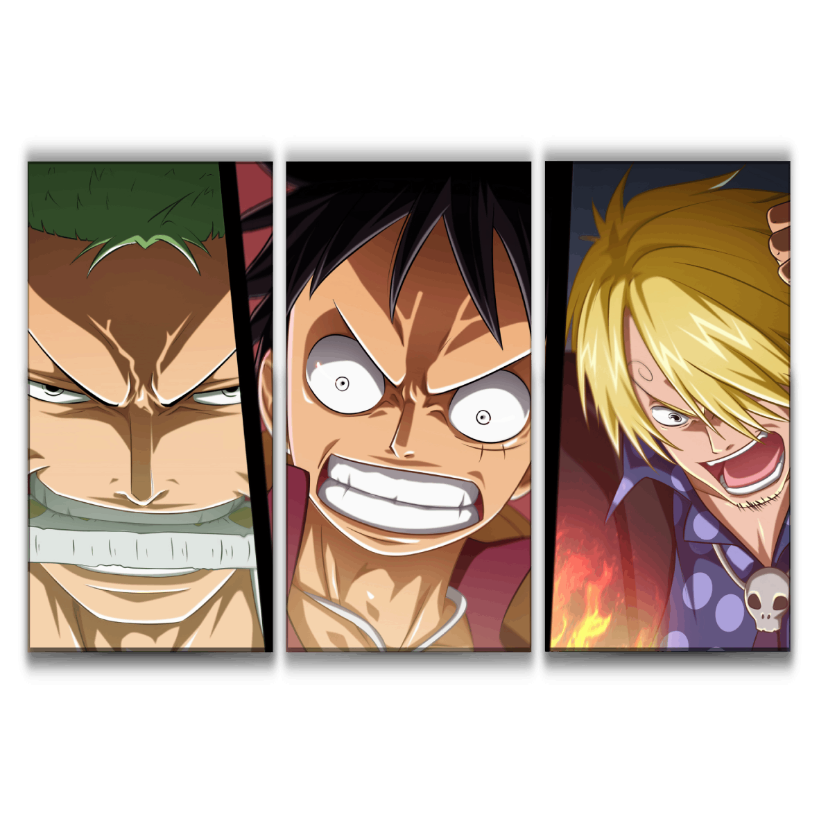 Zoro Luffy and Sanji Poster 