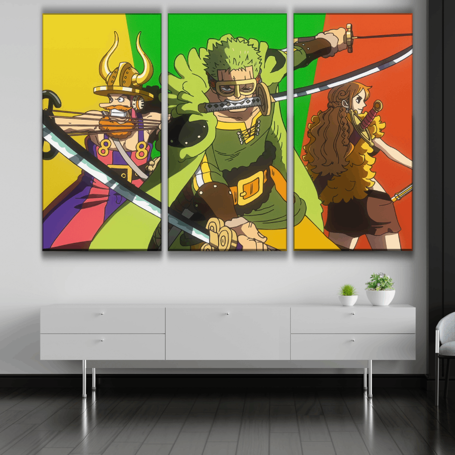 Zoro, Usopp and Nami Poster